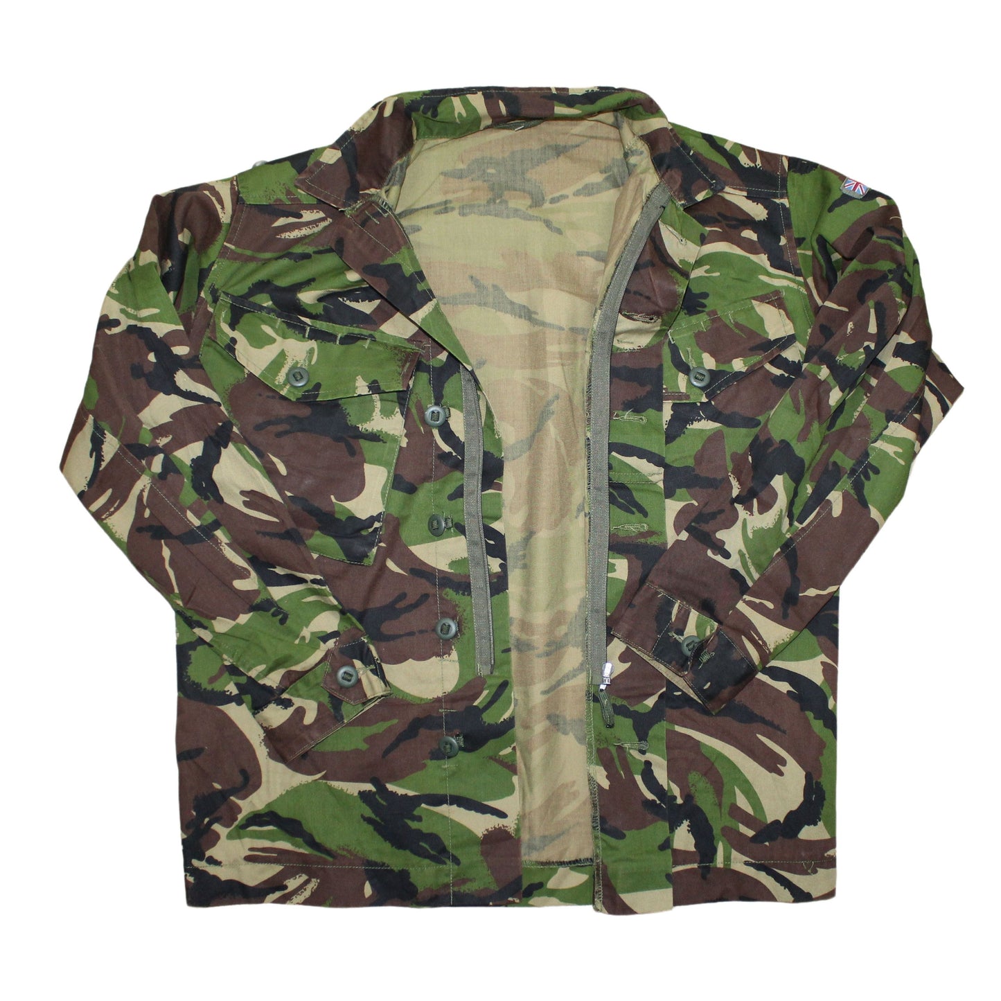 Lightweight British combat jacket - Woodland