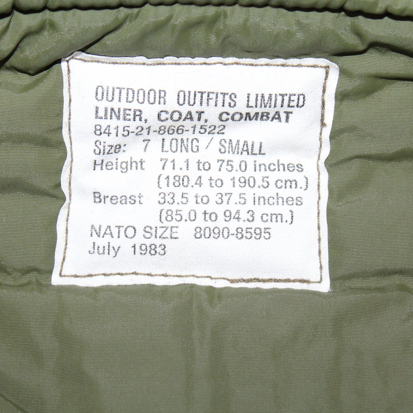 Doublure de parka canadienne